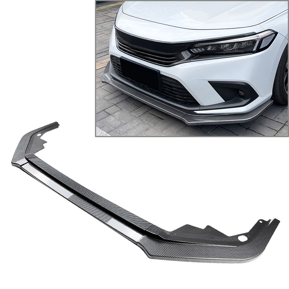 11th Gen Honda Civic Front Bumper Lip Splitter Spoiler Body Kit 21-23
