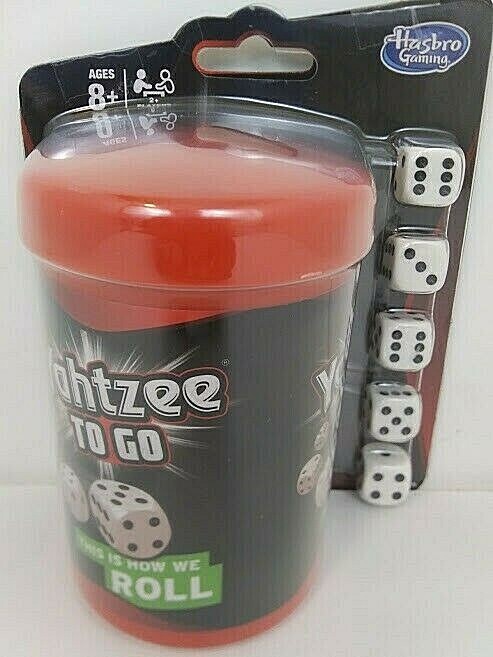 Hasbro Gaming Yahtzee To Go Game Boys Girls Ages 8 And Up IN STOCK NOW NEW