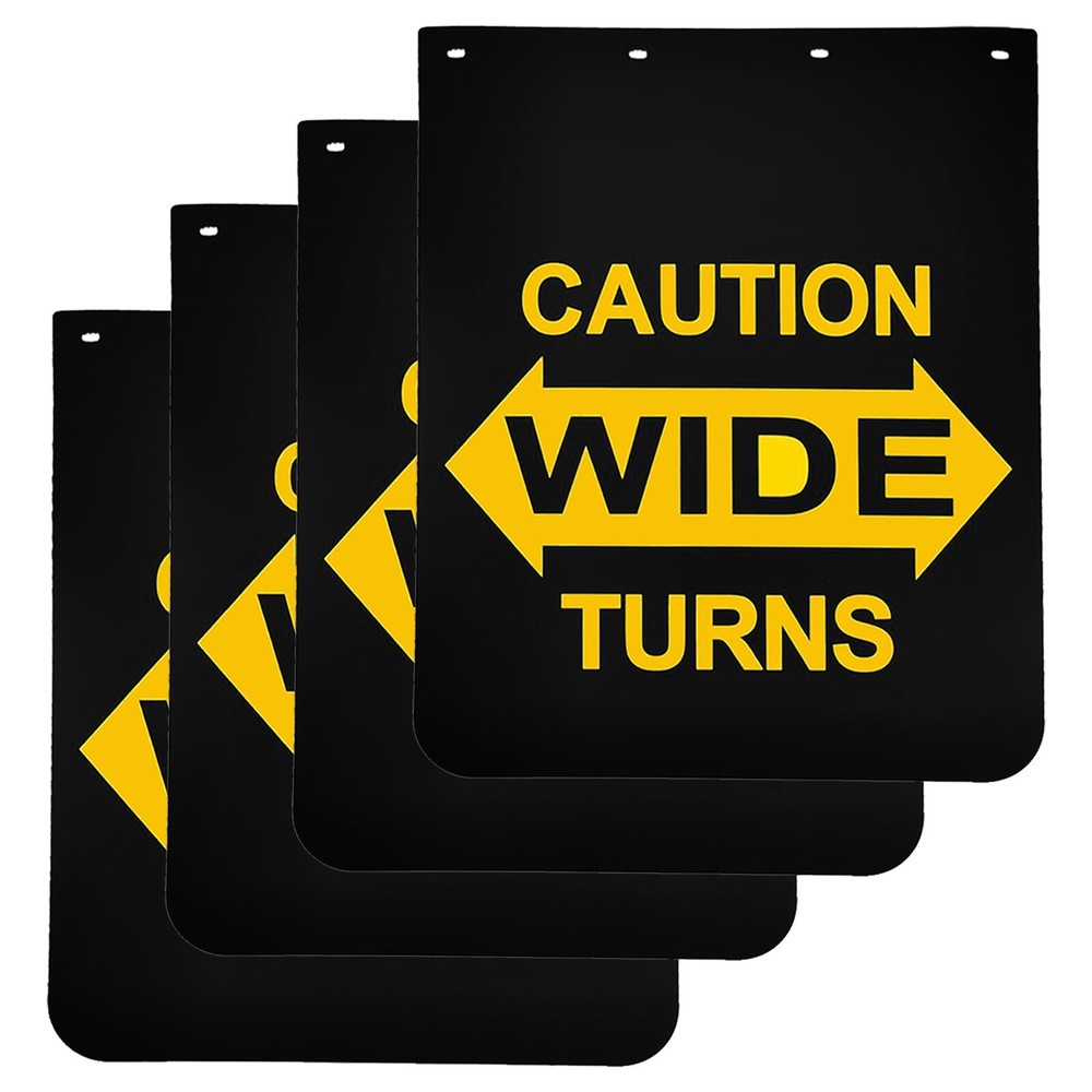24x30 Polymer Mud Flaps for Semi Trucks and Tractors