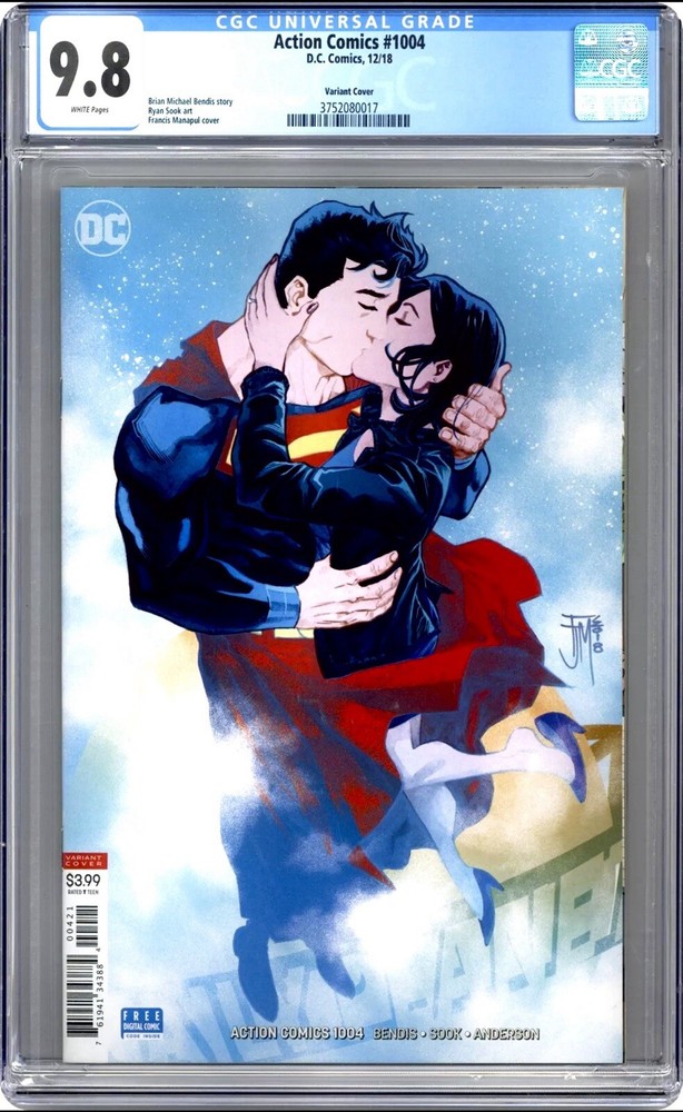 Action Comics #1004 Manapul Variant CGC 9.8 2018.