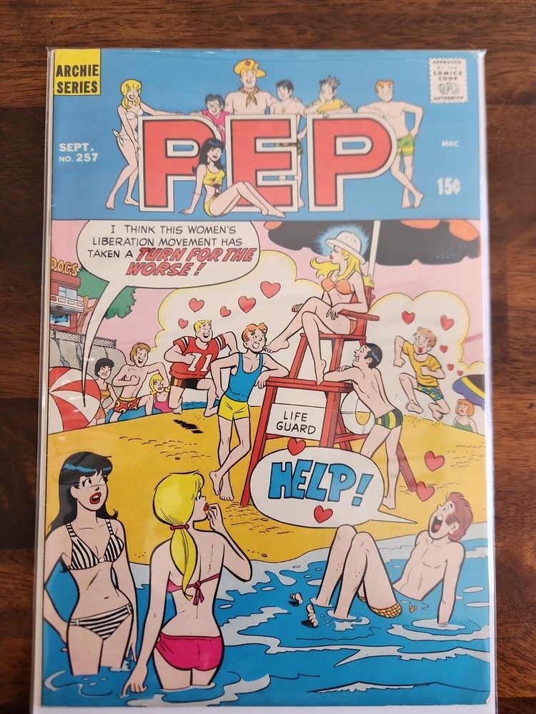 Pep Comics #257 (Archie Series 1971) Great Bikini Cover Bronze Age Comic