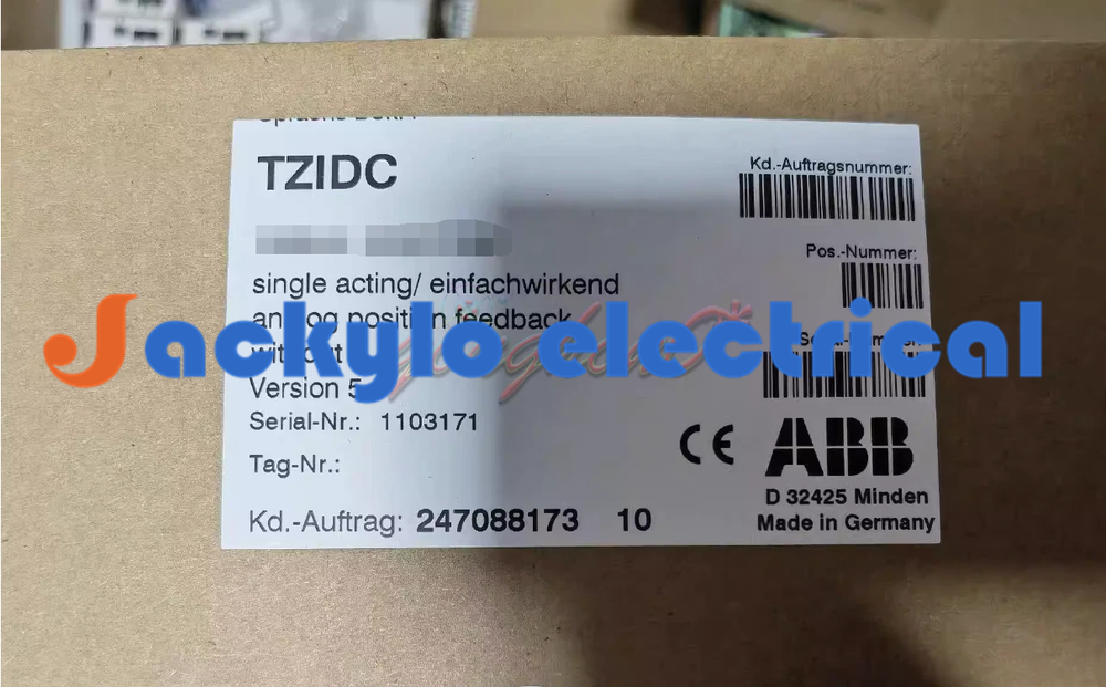 NEW 1PCS ABB V18345-1010251001 Valve Positioner Fast shipping with warranty