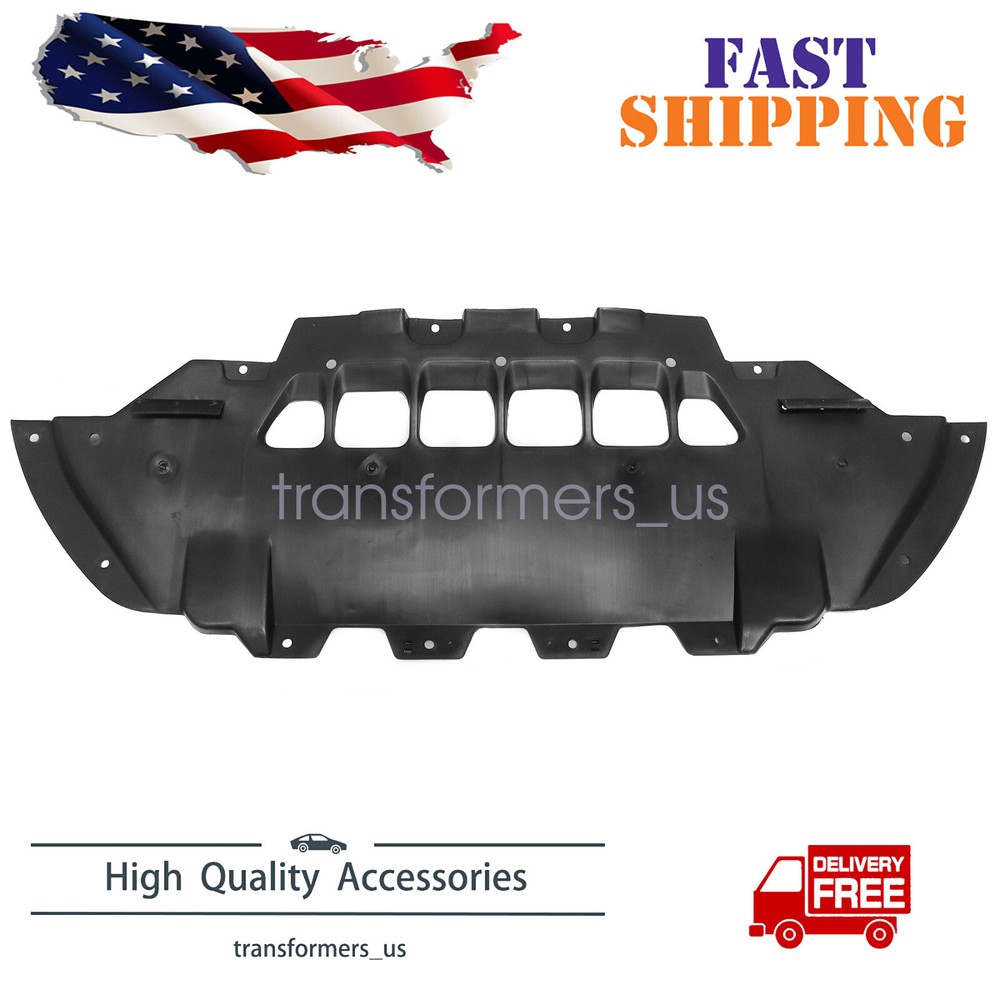 For Maserati Ghibli M157 2014-2023 Front Underbody Shield Panel Black 670001748
