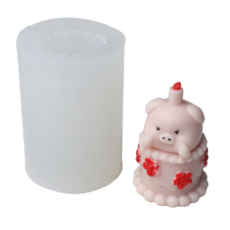 3D Dudu Pig Silicone Mold Epoxy Resin DIY Jewelry Making Tools