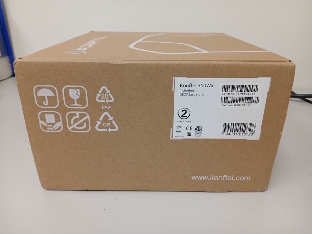 Konftel 300 Wx Cordless Conference Phone - Licorice Black