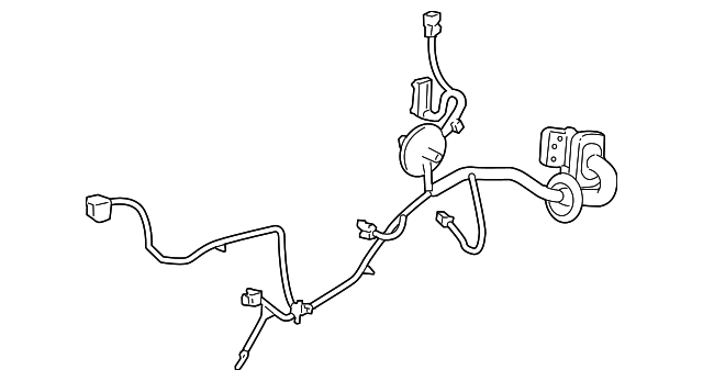 Genuine GM Driver Side Front Door Wiring Harness Part 39031872