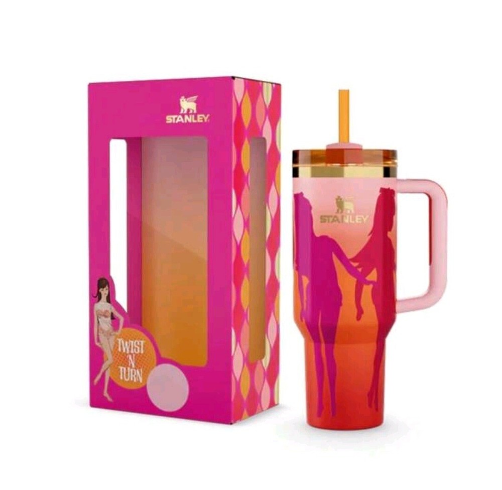 Barbie x Stanley 60s Twist N Turn 40oz Tumbler Brand New  