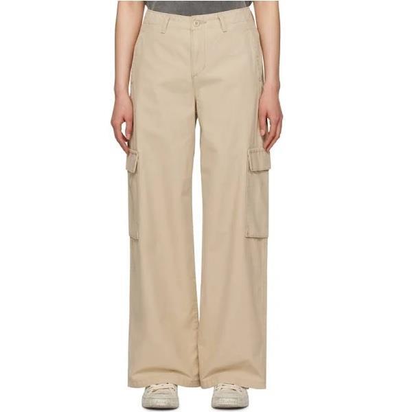 Womens Levi's '94 Baggy Cargos Mid Rise Pants Size 27x30 28x30 29x30 Beige NWT