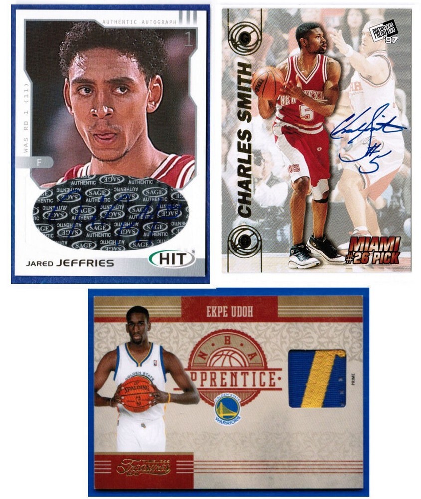 Certified Autograph Auto & Jersey Card NBA NCAA U Pick READ DISCOUNT 20% off  2+