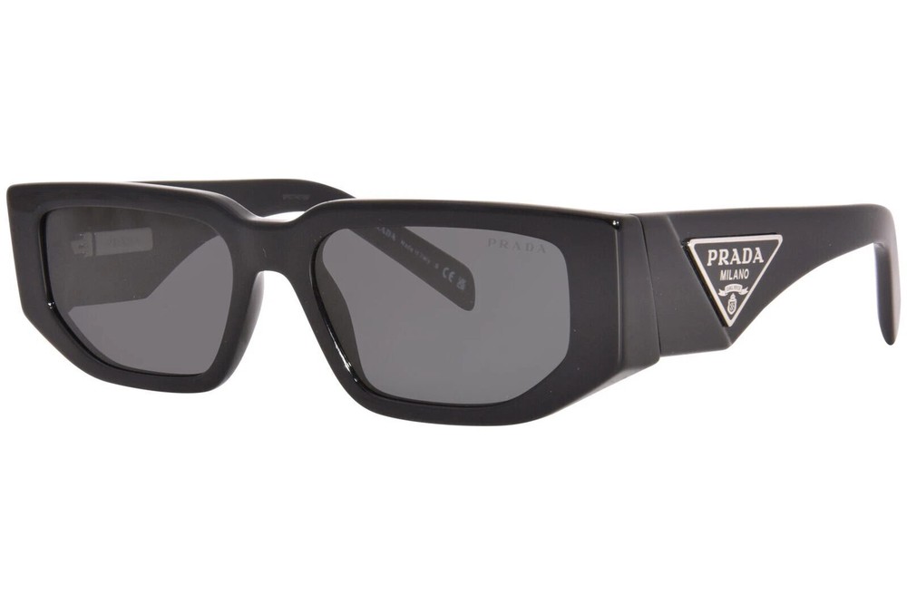 Prada PR09ZS Sunglasses 54mm Black Frame Dark Grey Lens New