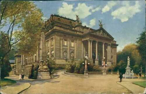 Postcard Wiesbaden the royal Theatre (No.9556)