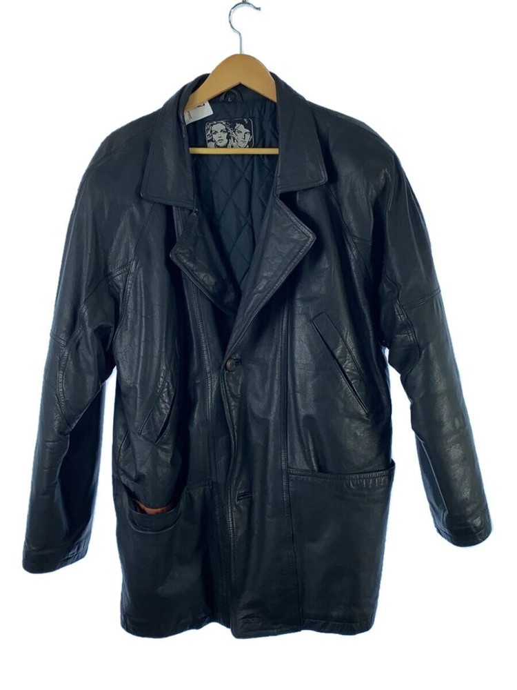 Leather Jacket Blouson/L/Leather/Blk 8922