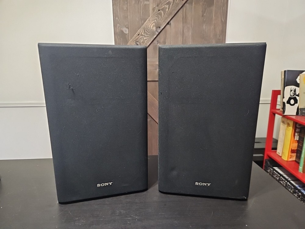 Vintage SONY SS-U4030 Heavy Duty Bookshelf Speakers Working Foam Needs Repair