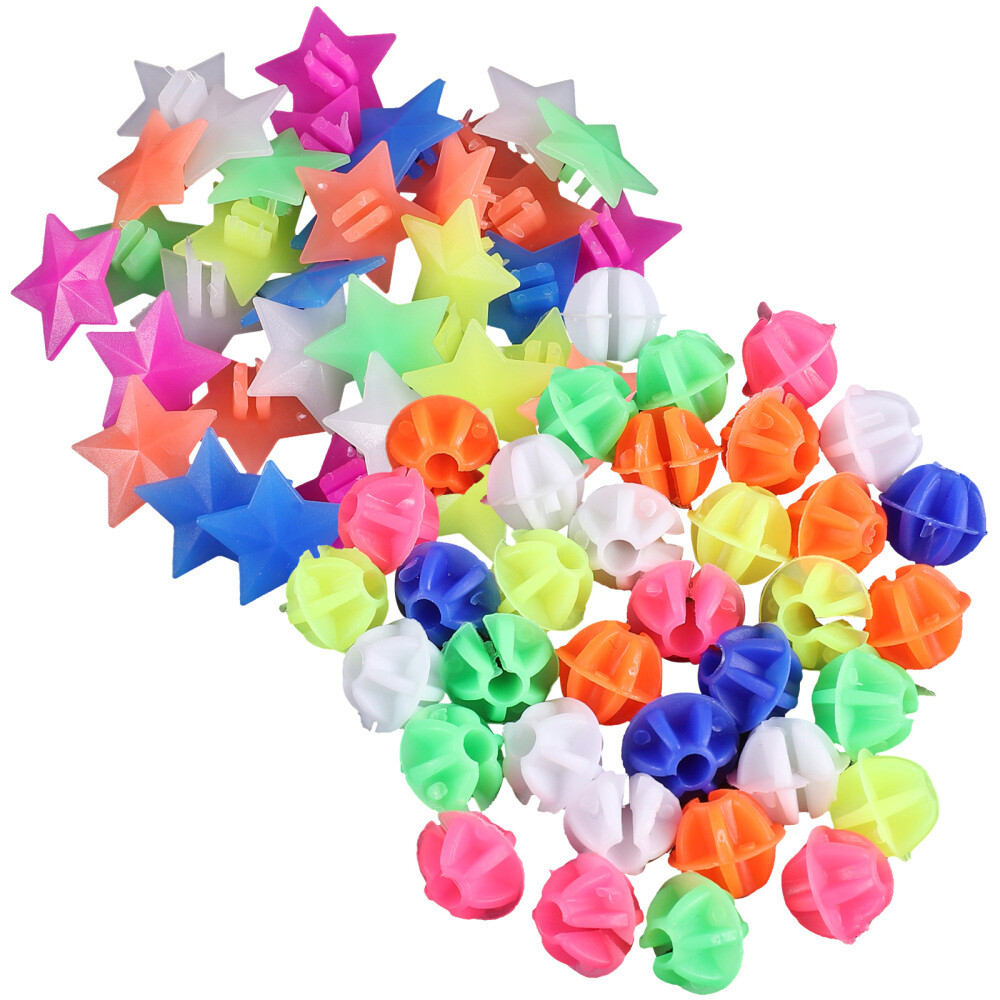 72 Pcs Colorful Beads for Bike Wheel Decoration Cycling Accessories