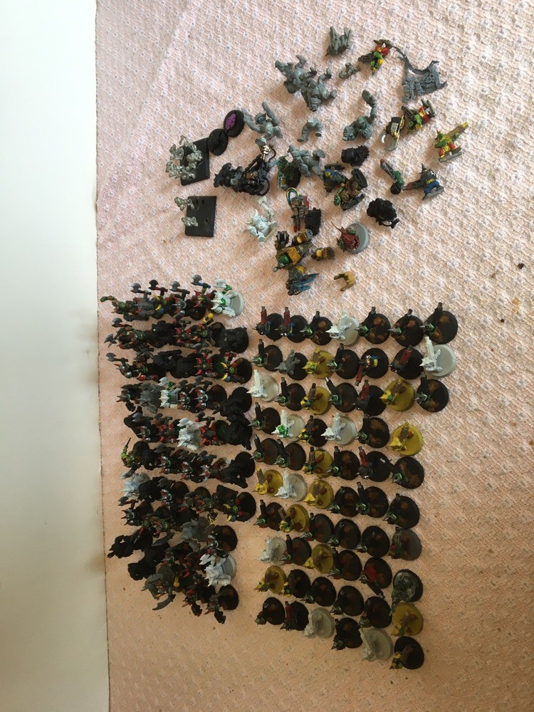 Warhammer40k Ork And Gretchin Bulk Lot Some Painted