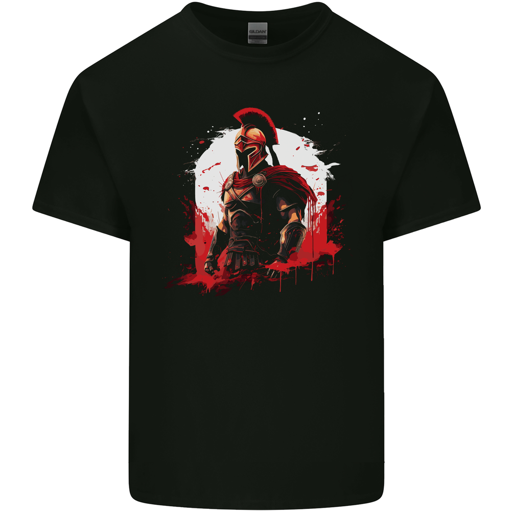 Roman Warrior Gym Training Top Bodybuilding Mens Cotton T-Shirt Tee top