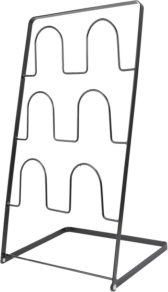 Metal 3-Tier Shoe Rack Organizer for Entryway, Living Room & Bathroom Storage