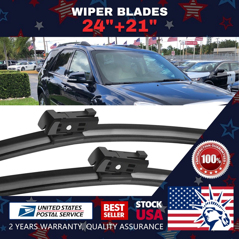 2010-2016 Chevrolet Equinox 24+21 Inch Windshield Wiper Blades Set