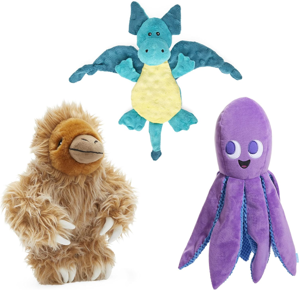 Best of  Bundle – Squeaky Dog Toys – Plush Chew Toys – Puppy and Pet Toys for Me