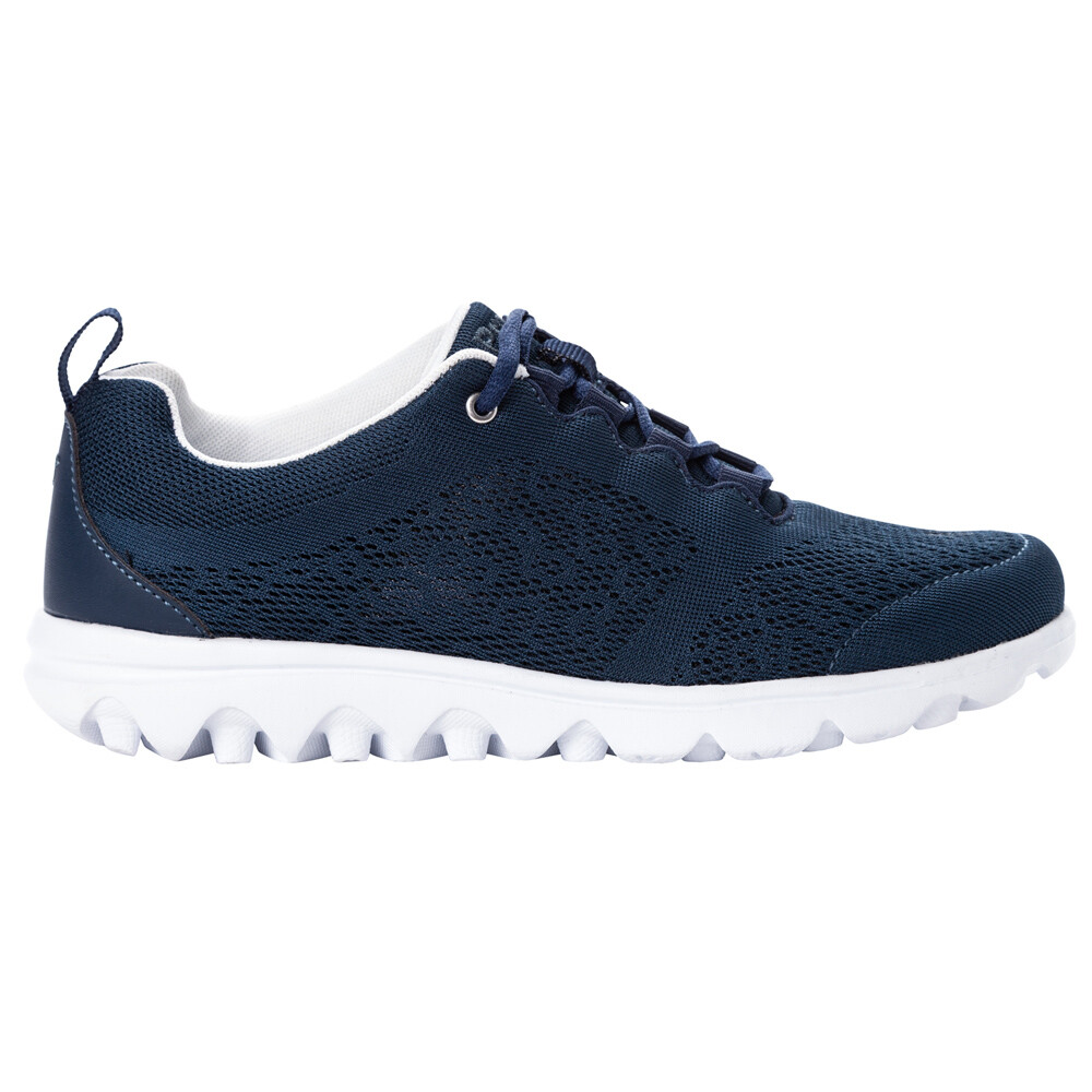 Propet Travelactiv Lace Up  Womens Blue Sneakers Casual Shoes W5102NAV