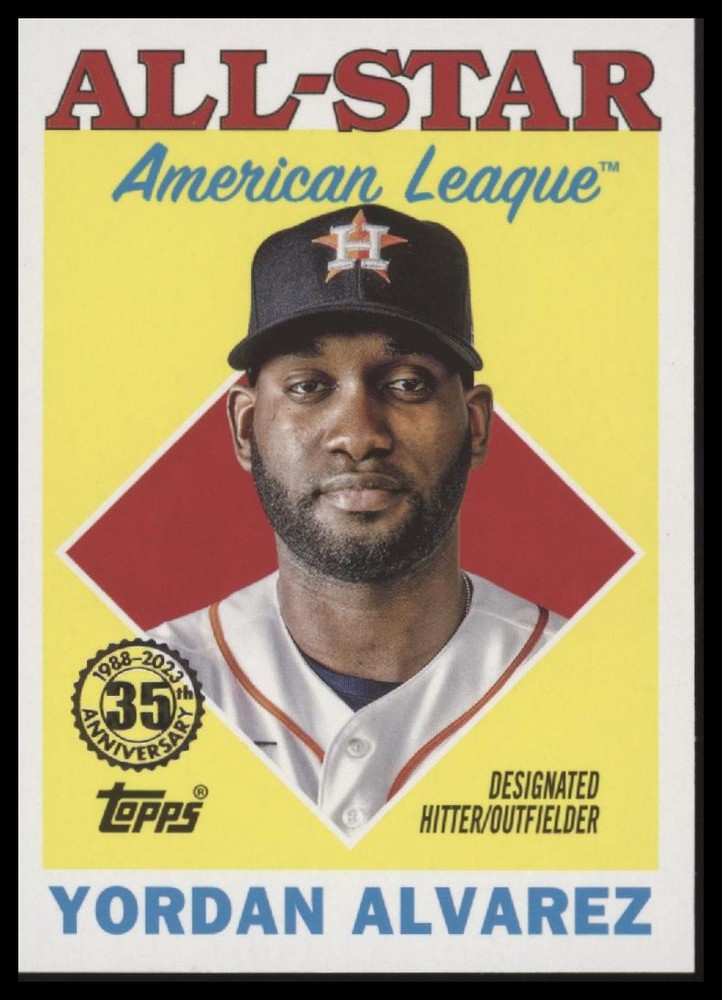 2023 Topps 1988 35th Anniversary All-Star Yordan Alvarez #88AS-15