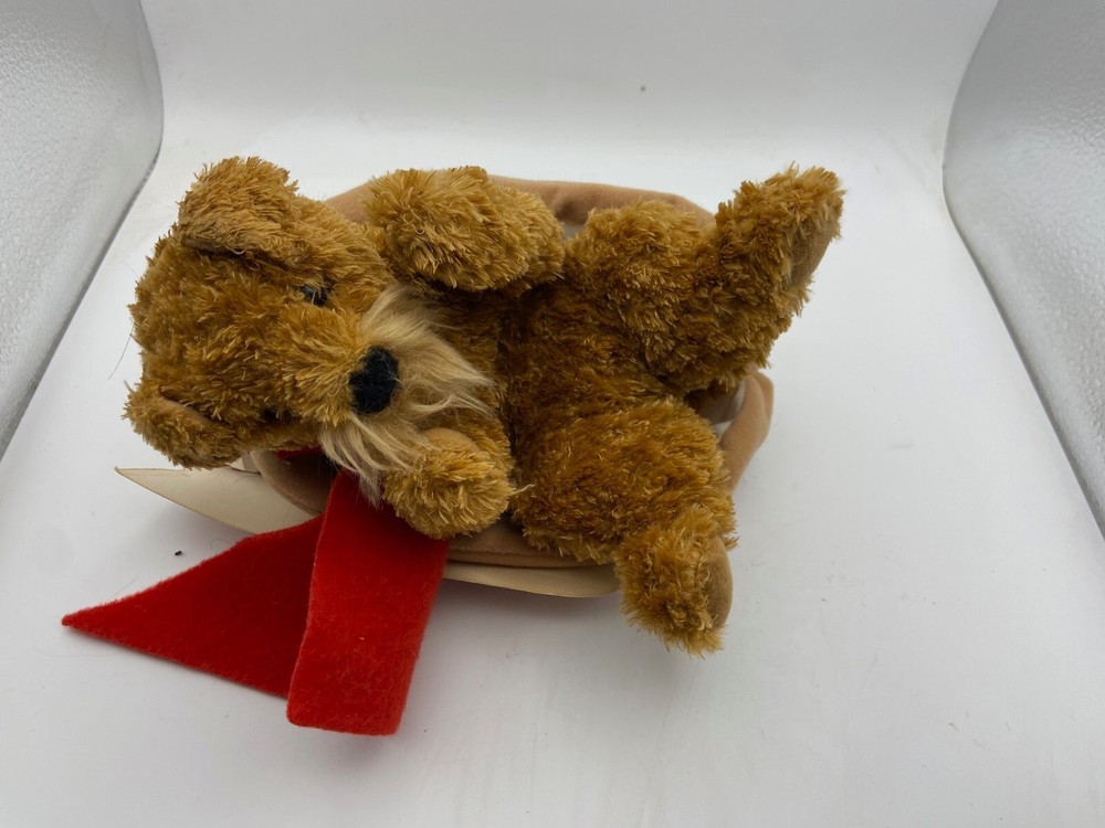 Douglas Hot Dogs Brown Terrier/Airedale Plush Toy Puppy Dog