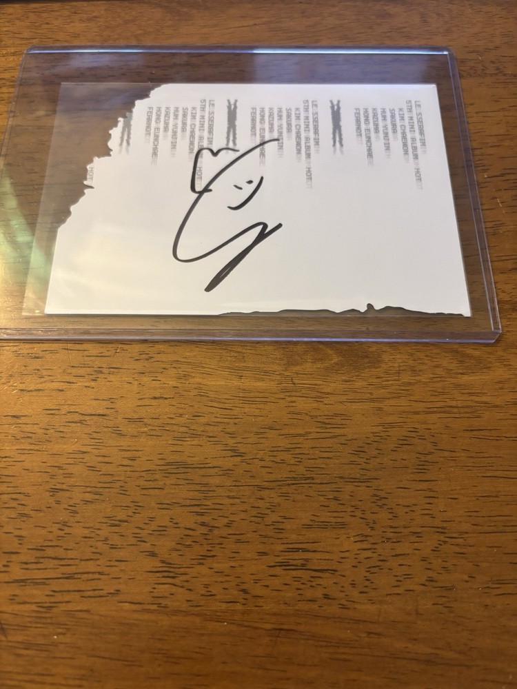 Le Sserafim HOT Album Signed Sakura Postcard