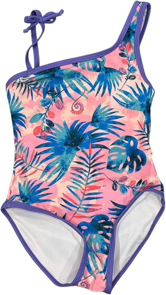 GO COCO Girls’ One Piece Swimsuit Size , 4, 5-6, 6X, 7, 8-10, 12-14, 16