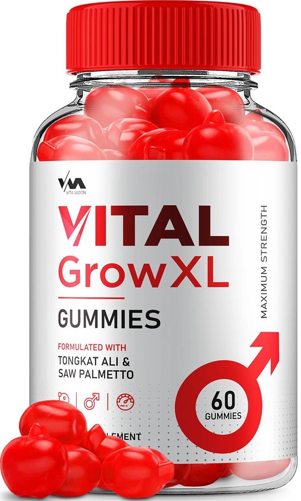 (1 Pack) Vital Grow XL Gummies for Men – VitalGrowXL Maximum Performance, 60...