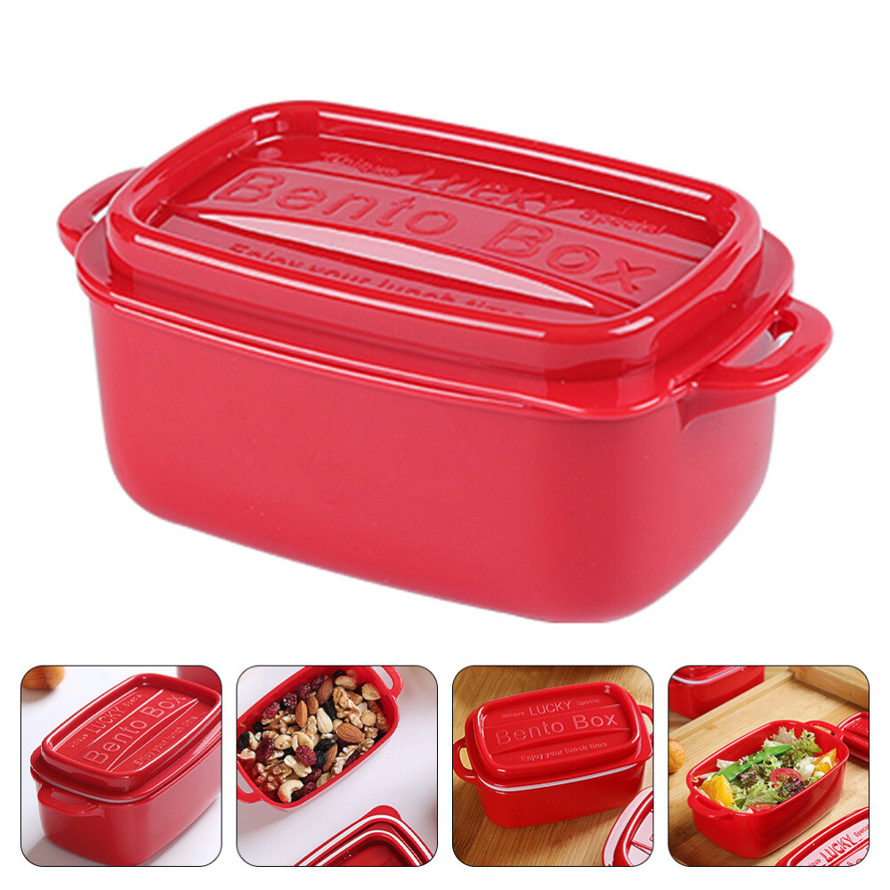 Contenedor de alimentos reutilizable para niños Bento caja almacenamiento de alimentos Bento