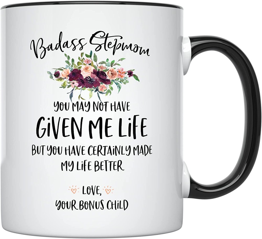 Funny Stepmom Coffee Mug 11oz - Unique Mother's Day Gift From Stepdaughter