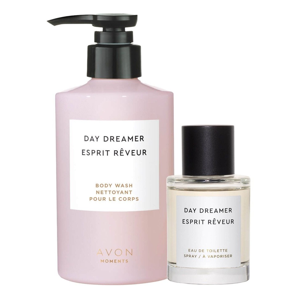 Avon Moments Day Dreamer Perfume 1.7oz with Body Wash 7.7oz New Fragrance