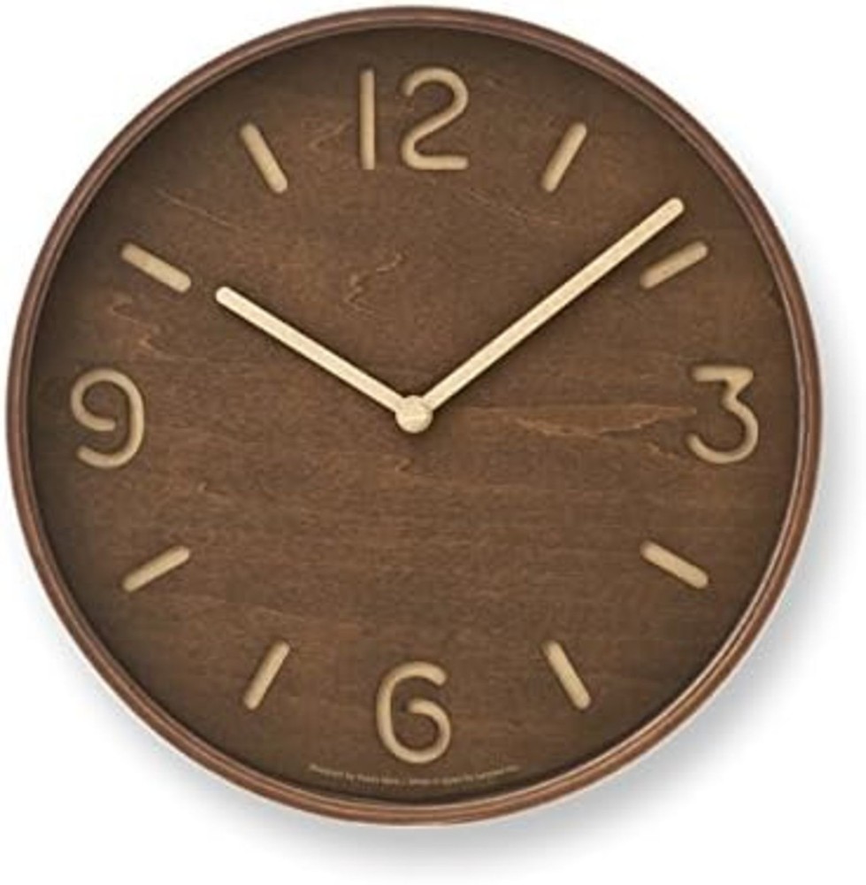 Lemnos THOMSON Brown LC10-26 BW LC10-26 BW Wall Clock F/S w/Tracking# Japan New