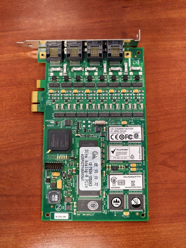 Dialogic Diva UM Analog-8 PCIe - USED