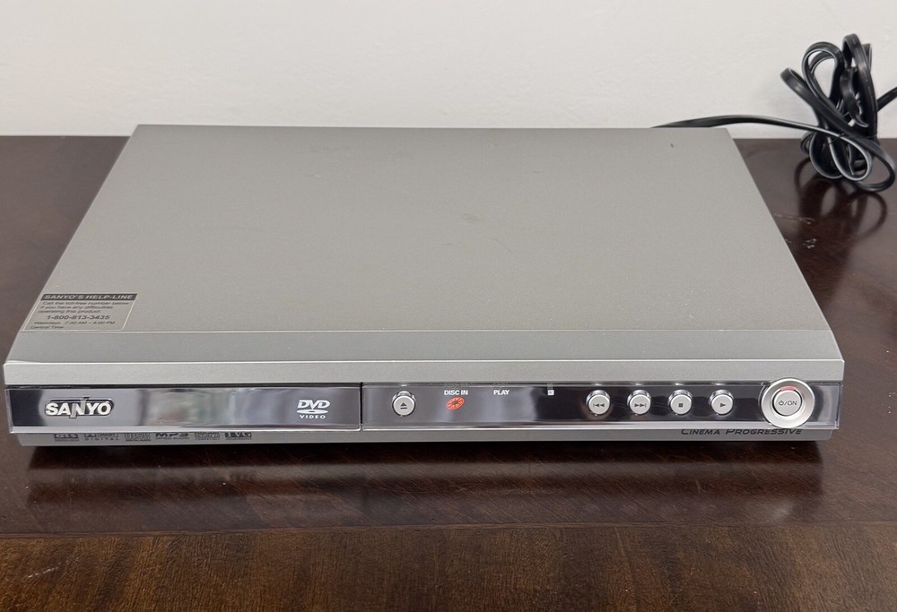 Sanyo DWM-400 Progressive Digital DVD Player Tested Working No Remote
