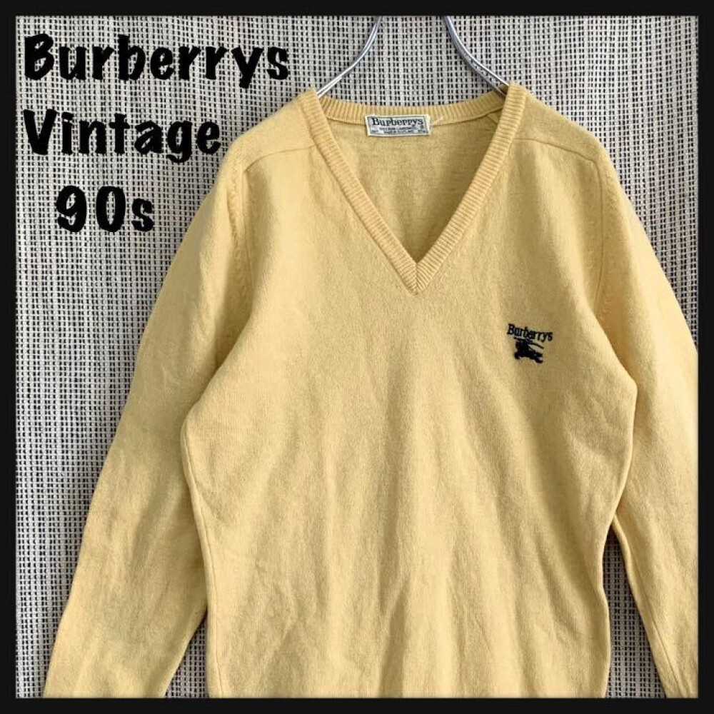 Burberry V-Neck Sweater Men's Fashion from Japan
