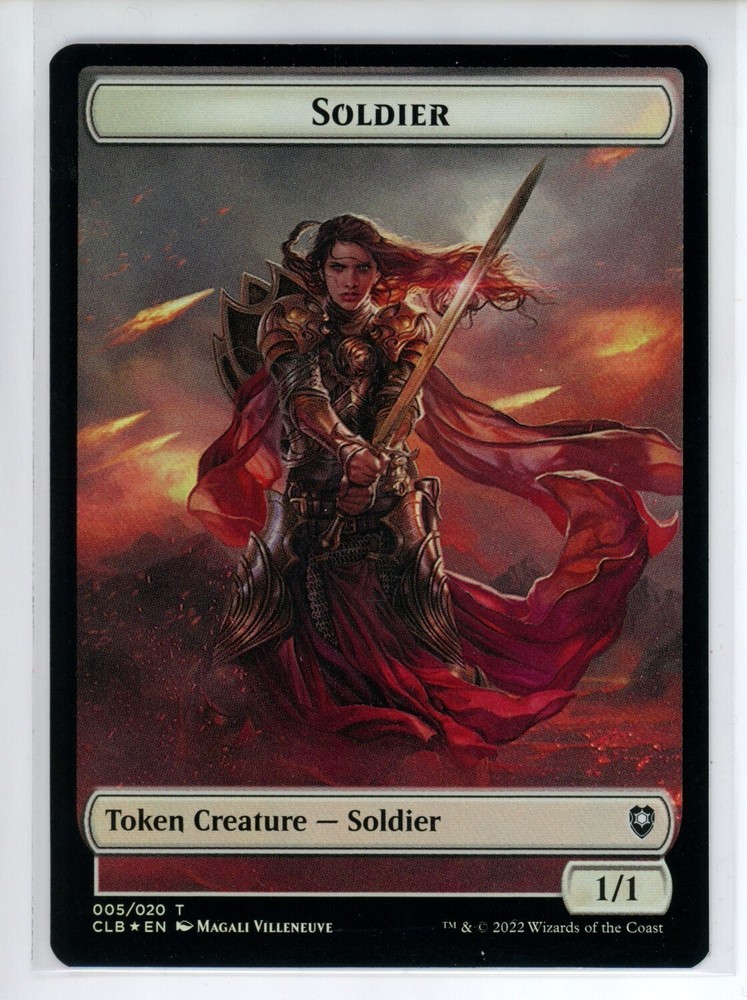 SOLDIER TOKEN Battle for Baldur's Gate #5 CLB(NM+)(MTG)
