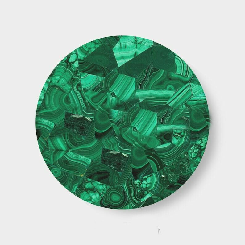 Malachite Stone Coffee Table Top for Living Room Cyber Monday Discount  -image