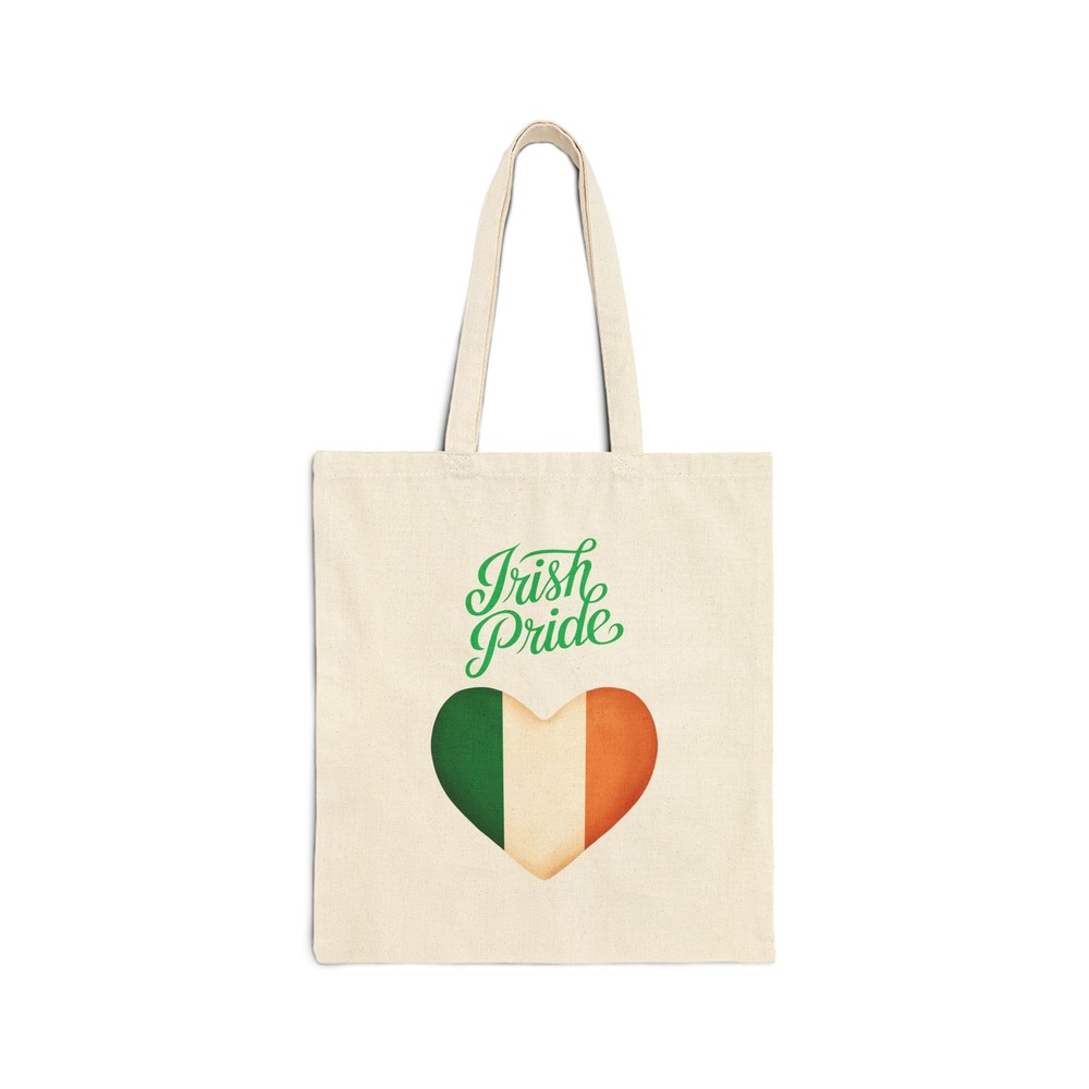 Irish Pride Eco-Friendly Canvas Tote Bag for St Patricks Day-image