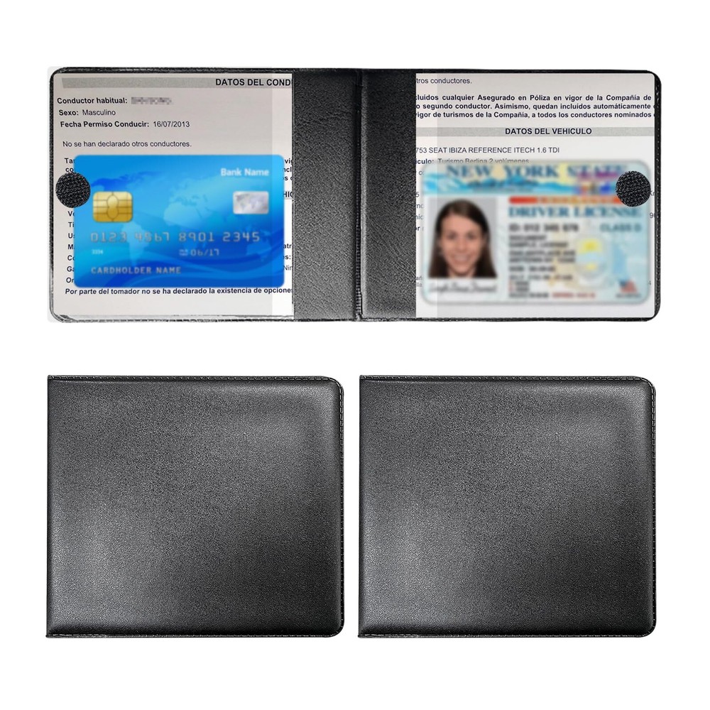 2 PCS Car Registration Insurance Holder, 5.2