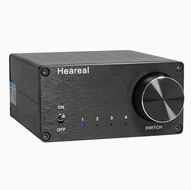 1X 4 In 1 Out/ 1 In 4 Out RCA Audio Switcher Splitter HiFi Stereo Audio Switcher