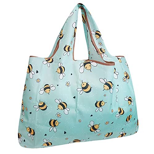Large Foldable Tote Nylon Reusable Grocery Bag