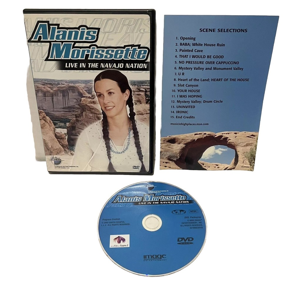 Alanis Morissette Music in High Places Live  Navajo Nation DVD 2002 -NOT BLU RAY