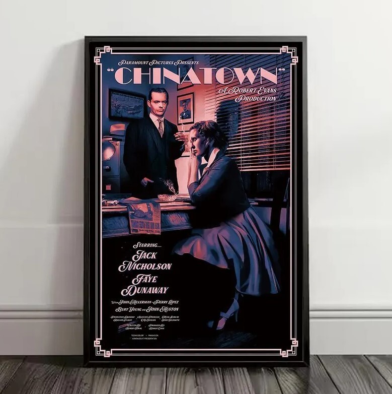 Chinatown Movie Art Poster - Unique Souvenir Gift & Attraction Decor