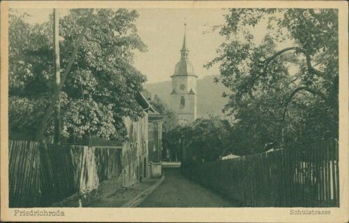 Ansichtskarte Friedrichroda Schulstrasse (Nr.9398)