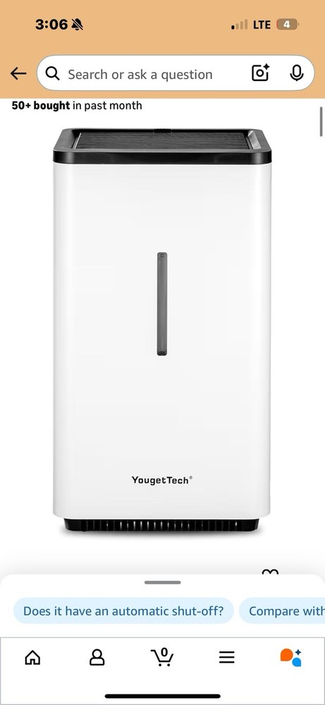 Evaporative Humidifier for Large Living Space, 6.5 L(1.8 Gal) Tank Whole Room