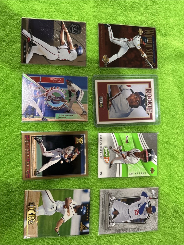 Andruw Jones 8 card lot