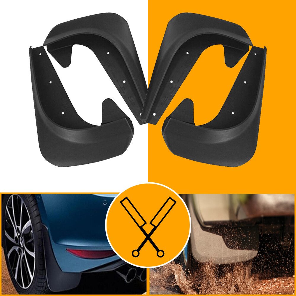 4Pcs EVA Mud Flaps Splash Guards for Front Rear Car Fenders