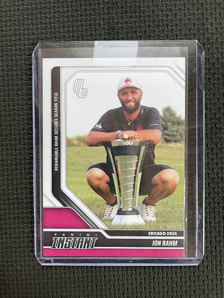 2024 PANINI INSTANT LIV GOLF JON RAHM Wins Chicago & Championship Only 118 Made