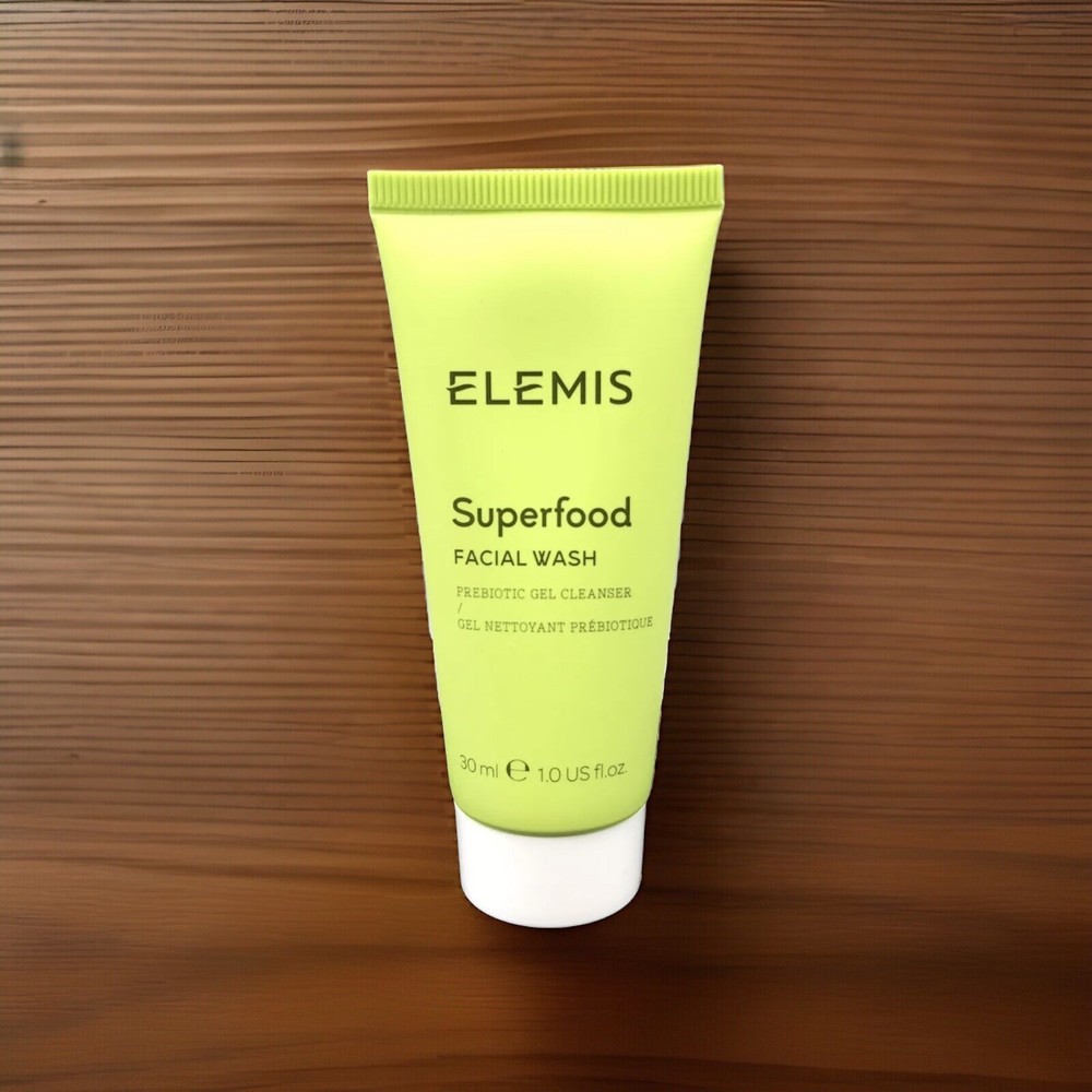 ELEMIS Superfood Facial Wash Gel Cleanser 1oz/30mL Travel  Size New Sealed
